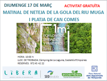 cartell neteja platja iaeden