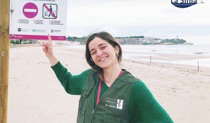 Andrea Córdoba de L'Ass. ambiental La Sinia