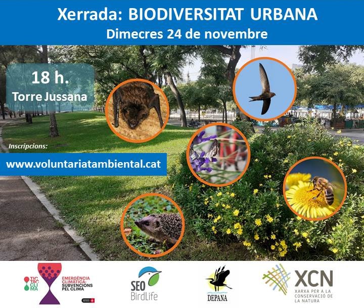 Xerrada Biodiversitat Urbana 24 de novembre