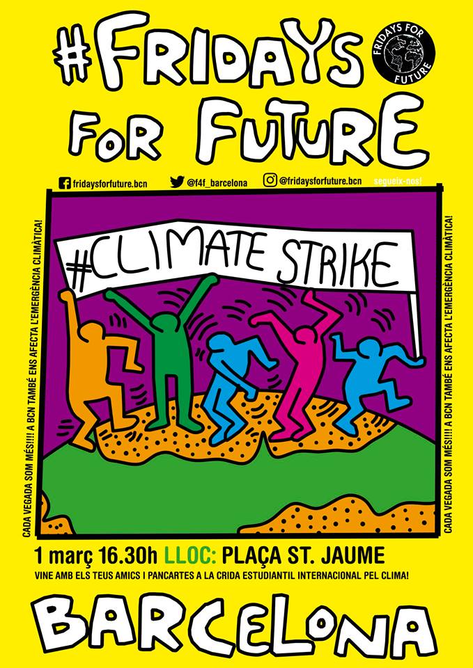 Vaga pel Clima a Barcelona