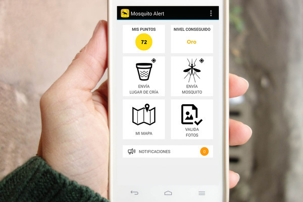 Mosquito alert mobil