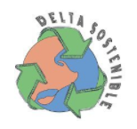 Logo Delta Sostenible blanc