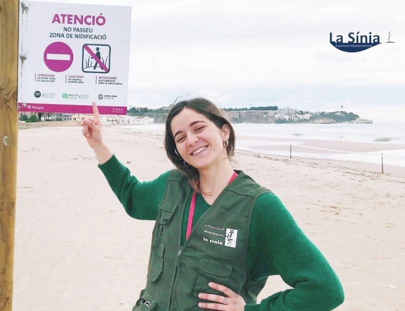 Andrea Córdoba de L'Ass. ambiental La Sinia