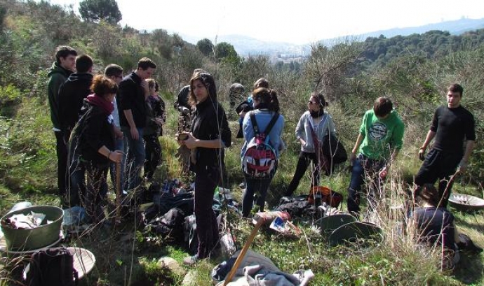 voluntariat ambiental a Collserola amb Depana