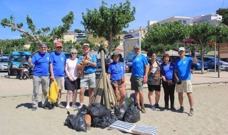 Voluntariat ambiental amb Platges Netes Llançà